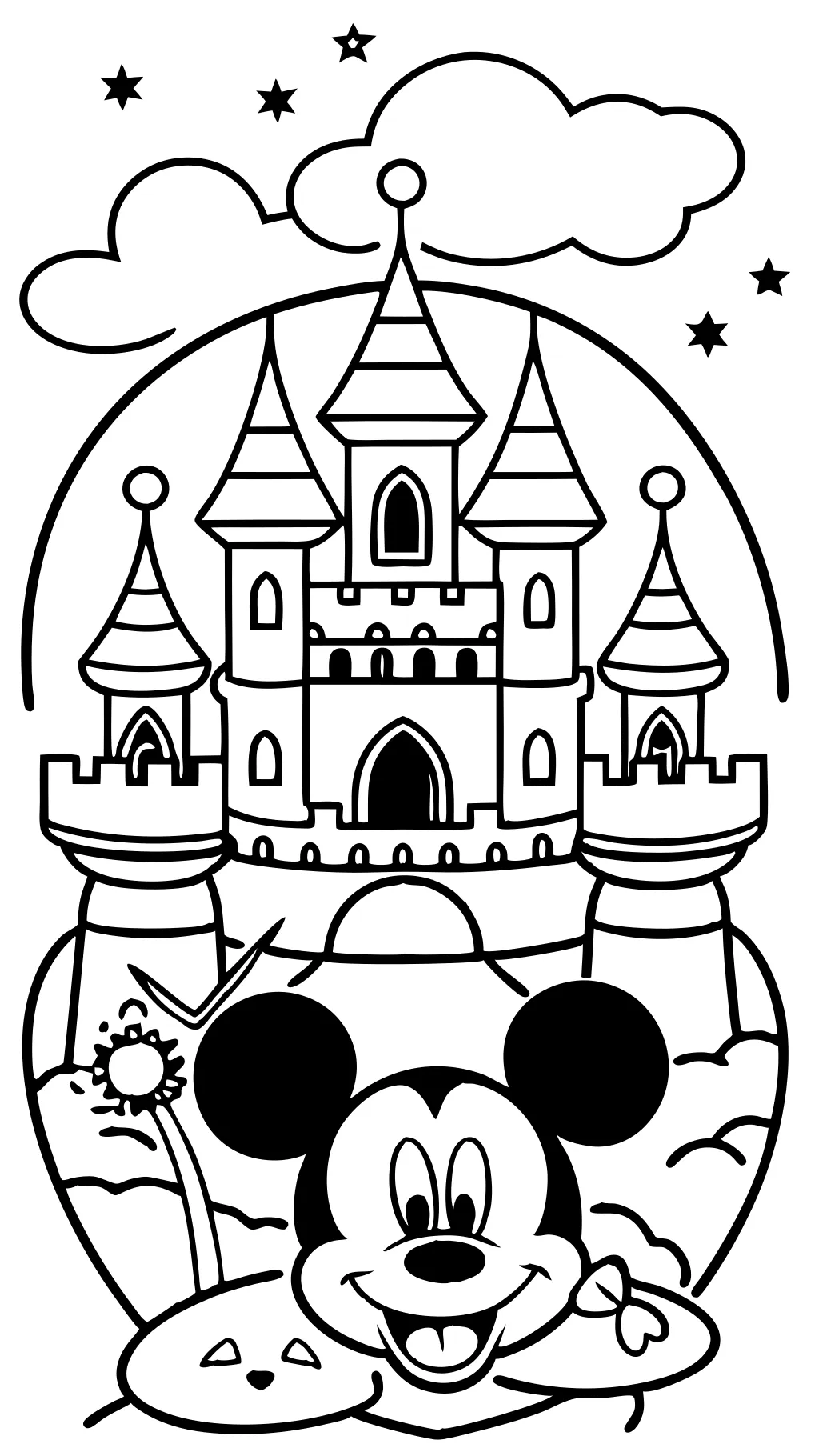 disney characters coloring pages